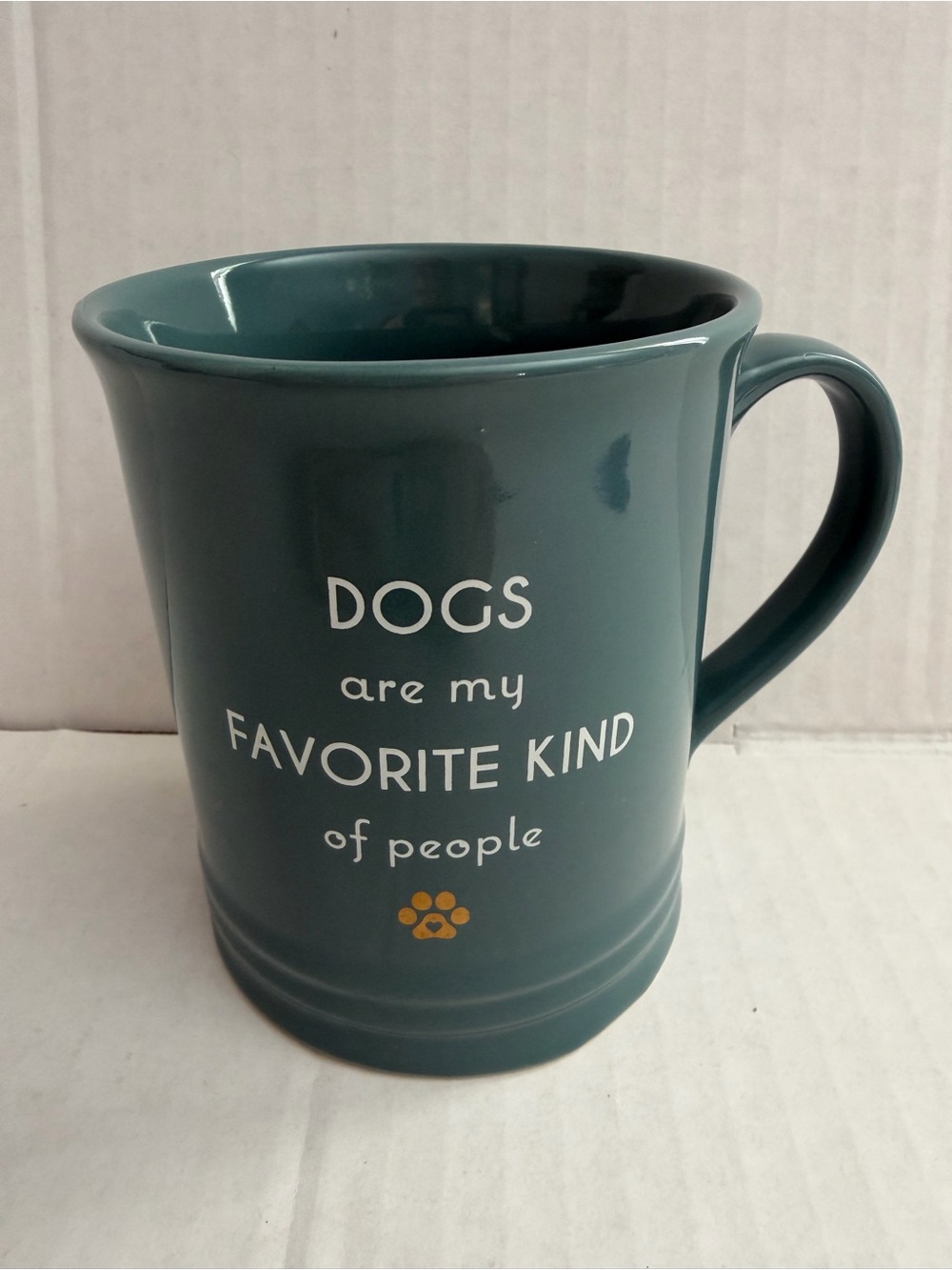 Fringe Studio  “Dogs are my Favorite Kind of People”Ceramic Mug